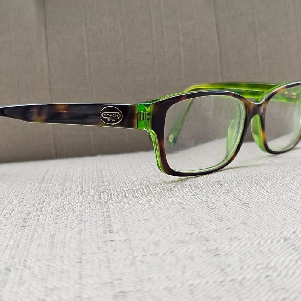 Coach New York Women Glasses Frame Brooklyn 5117 Green/Tortoise Eyeglasses 135 - Picture 2 of 11